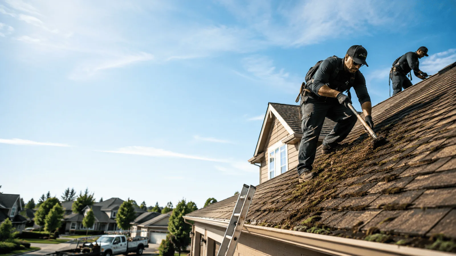 Roof Moss Removal in Greenville, WI near me